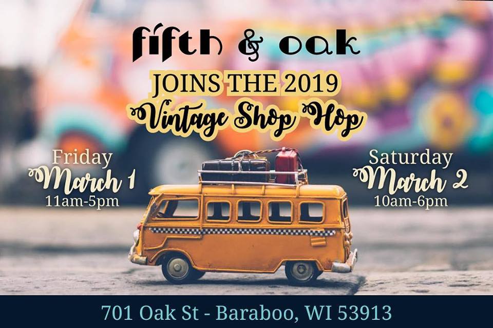 Fifth & Oak 2019 Vintage Shop Hop Promo